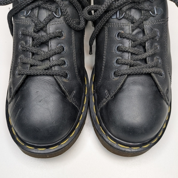 Dr. Martens Vintage Oxfords Black Leather 8312 Made In England Men's UK 10 US 11 - Picture 4 of 9